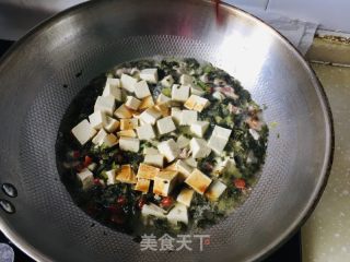 雪菜豆腐的做法步骤：8