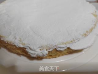 旗袍淡奶油蛋糕的做法步骤：3