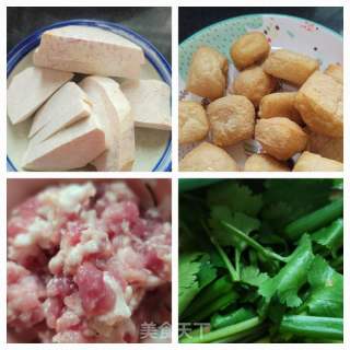 芋头肉末油豆腐煲的做法步骤：1