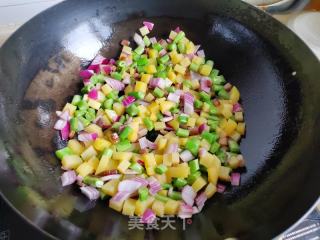 鲜炒乌米饭的做法步骤：7
