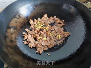 肉末炒酸豆角的做法步骤：4