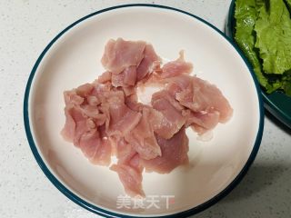 莴笋水煮肉片的做法步骤：4