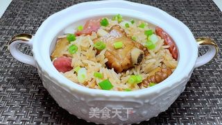 腊肠排骨焖饭的做法步骤：20