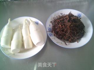 梅干菜烧茭白的做法步骤：1