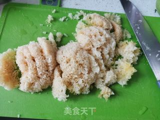 银耳雪梨绿豆粥的做法步骤：5