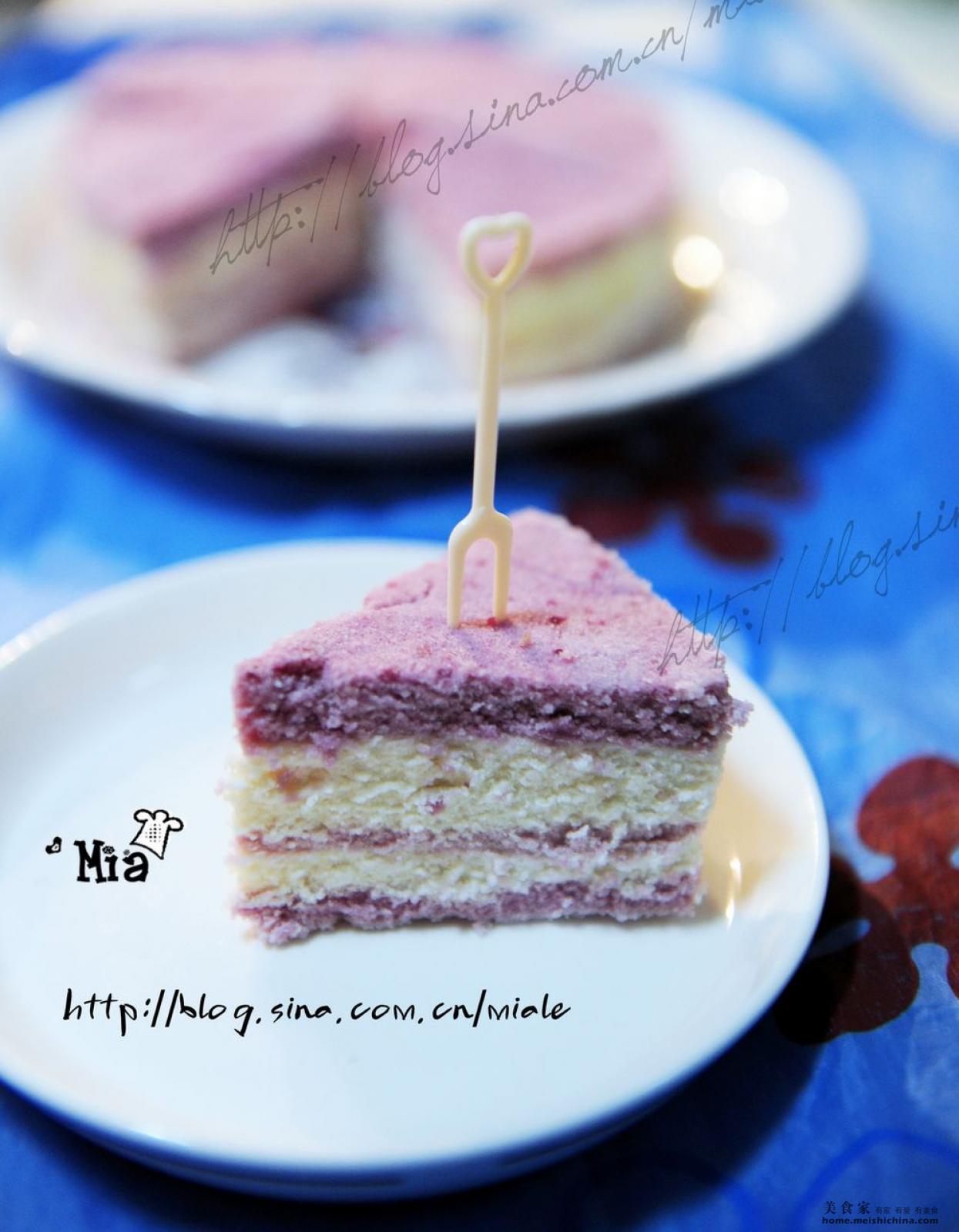 小小花紫薯松糕—中式点心也可以高雅又貌美_紫薯松糕_闲内助小兔纸的日志_美食天下