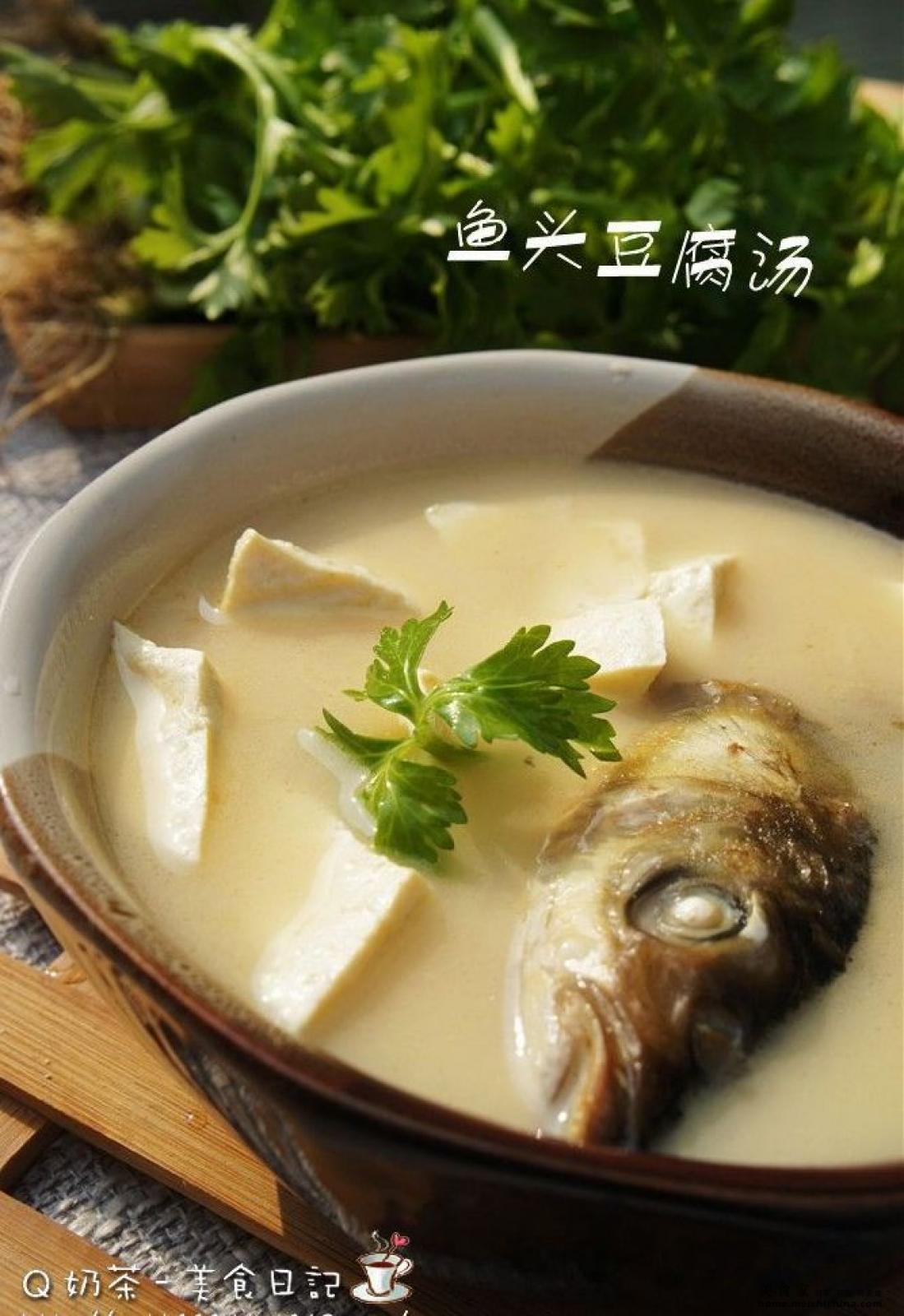 鱼头豆腐汤的做法_【图解】鱼头豆腐汤怎么做如何做好吃_鱼头豆腐汤家常做法大全_米果幺幺_豆果美食