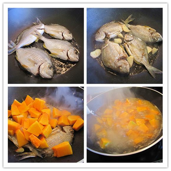 南瓜海鱼汤
