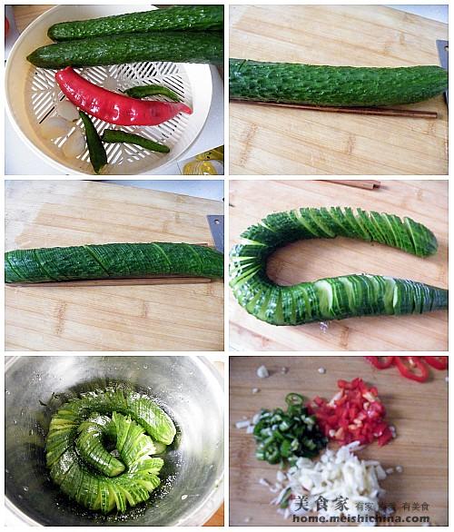 黄瓜的刀工切法图片图片