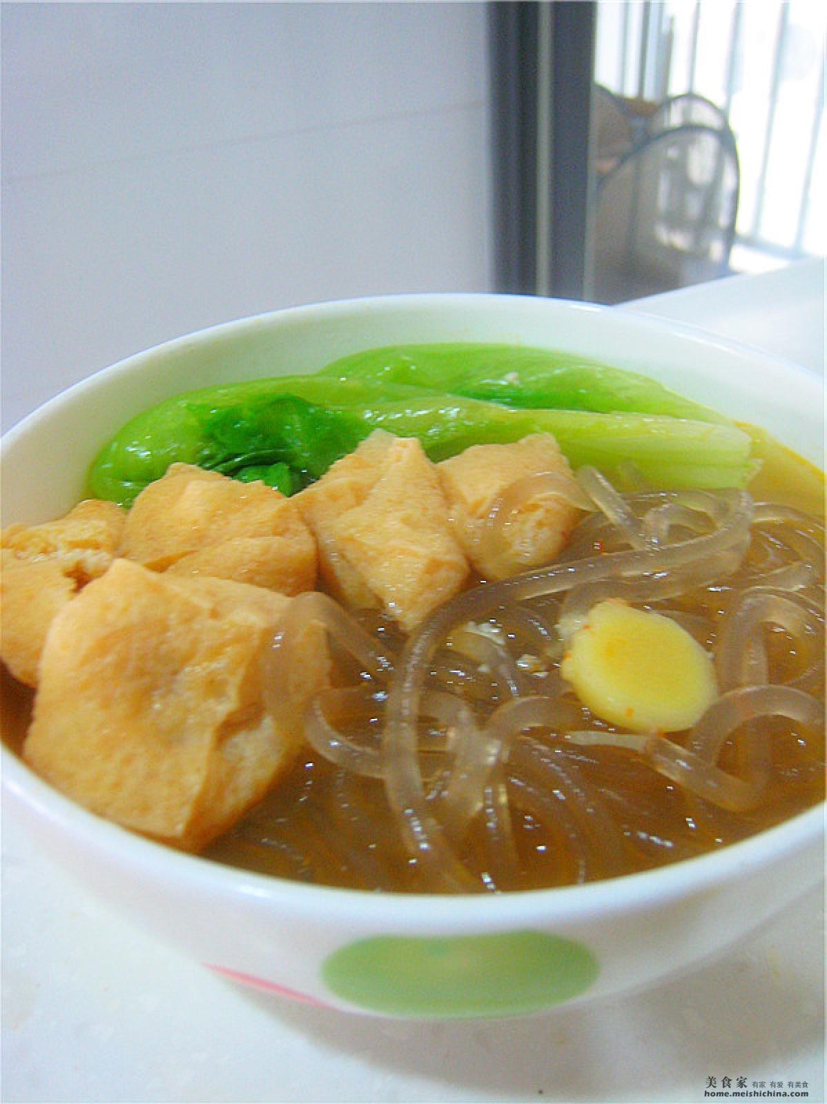 油豆腐粉条汤