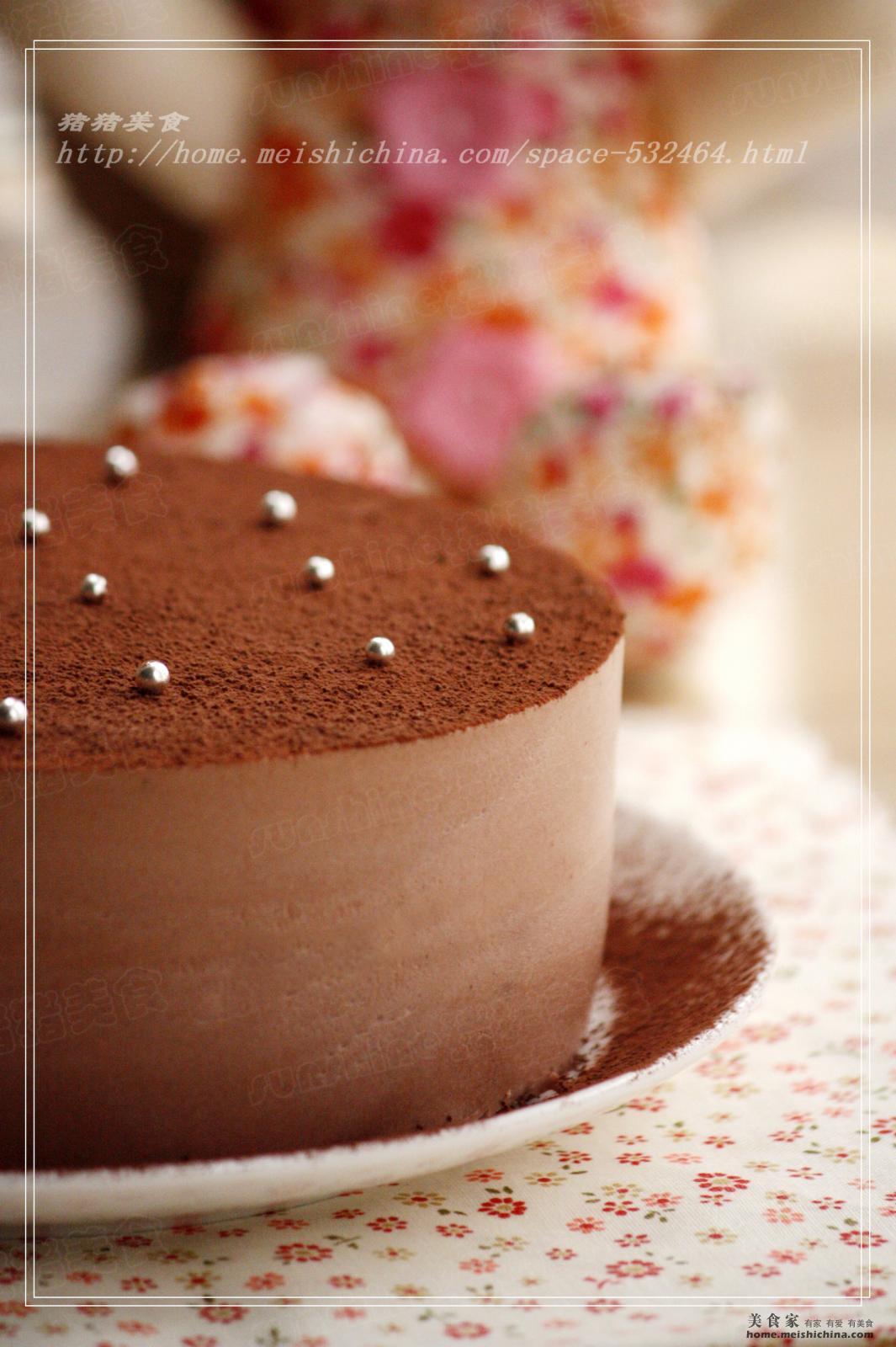 奥莉厨房-巧克力慕斯蛋糕（可可粉）的做法_奥莉厨房-巧克力慕斯蛋糕（可可粉）怎么做_奥莉厨房-巧克力慕斯蛋糕（可可粉）的家常做法_vivi【心食谱】