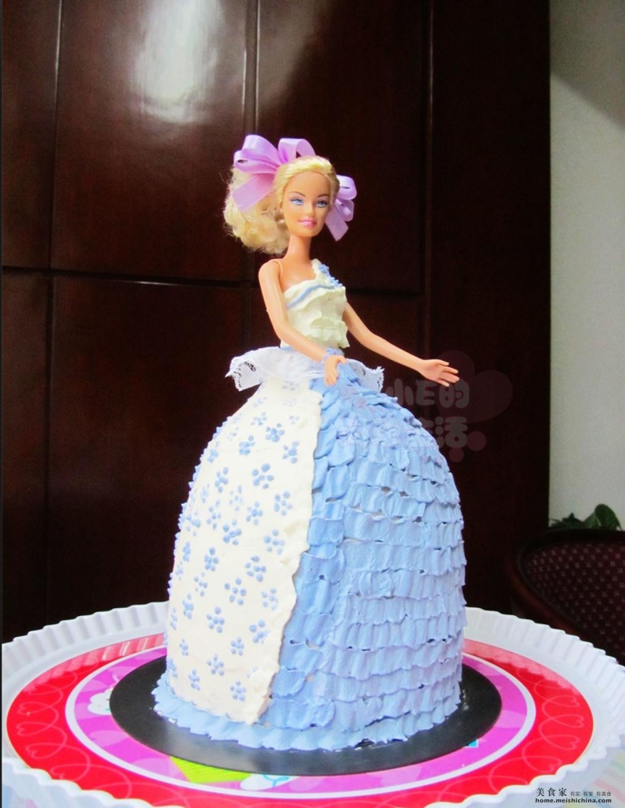 南京贝澜轩芭比迷糊泡泡浴娃娃个性创意生日蛋糕公主女宝生日蛋糕_xflovess