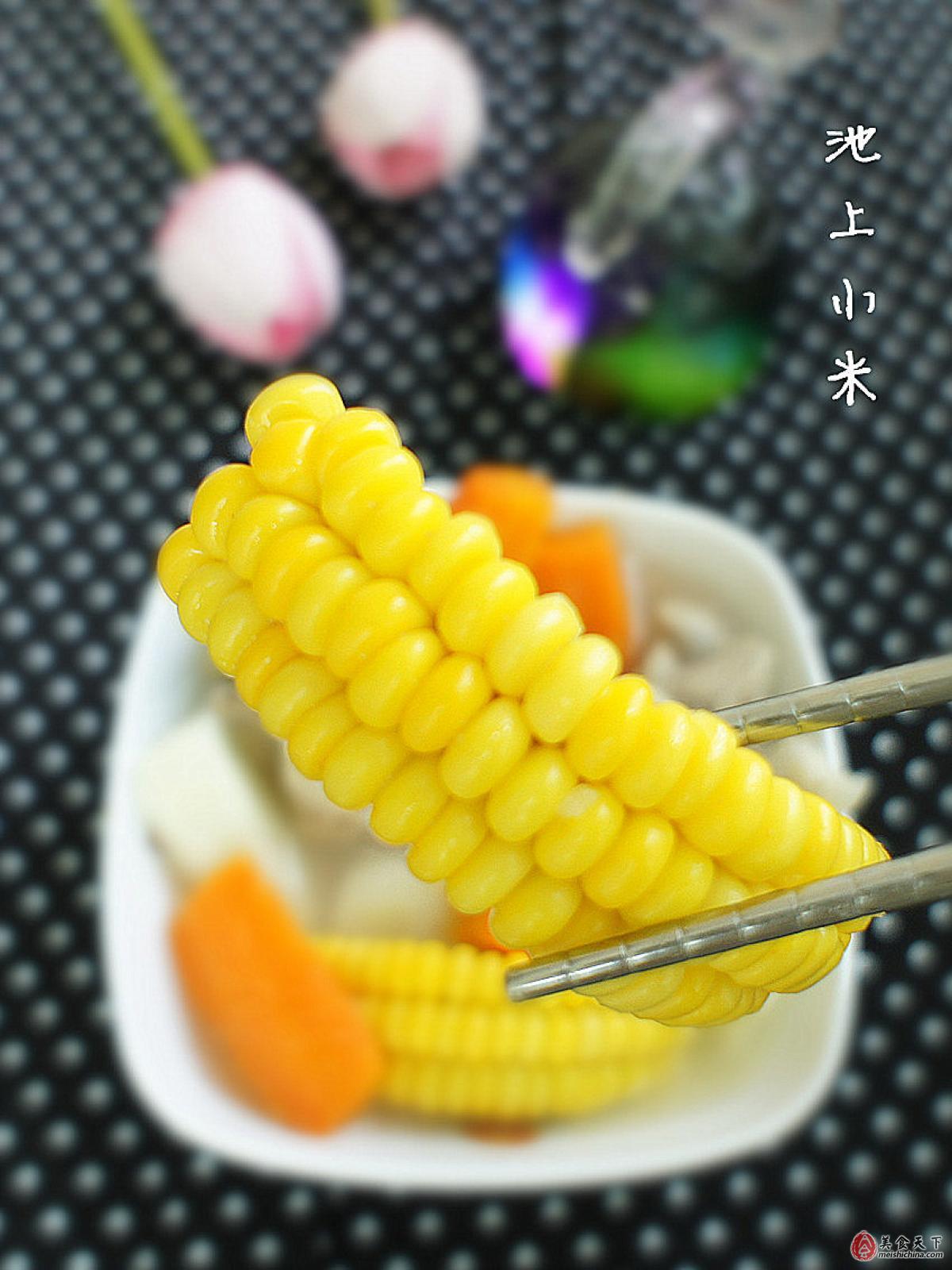 玉米淮山，真的很好吃，做法也很简单，处理淮山戴手套哦，玉米要选甜玉米！ - 哔哩哔哩