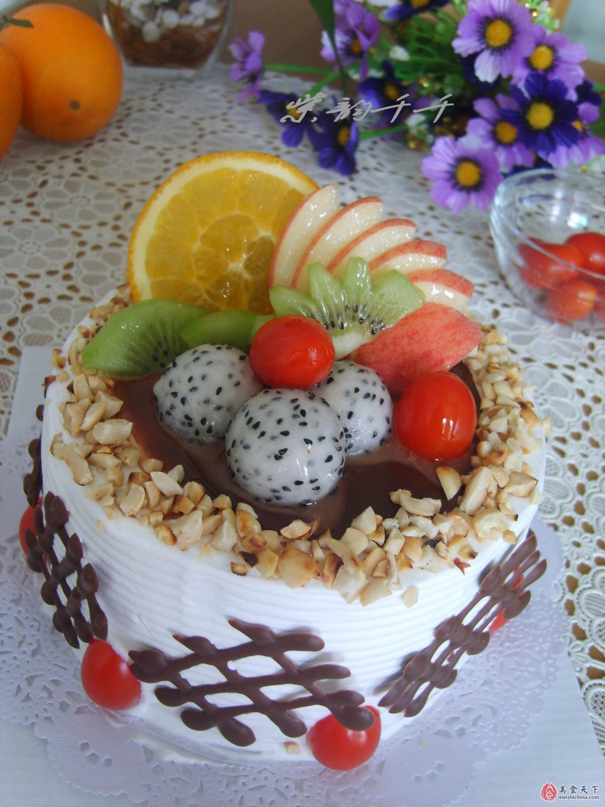 水果生日蛋糕怎么做的-