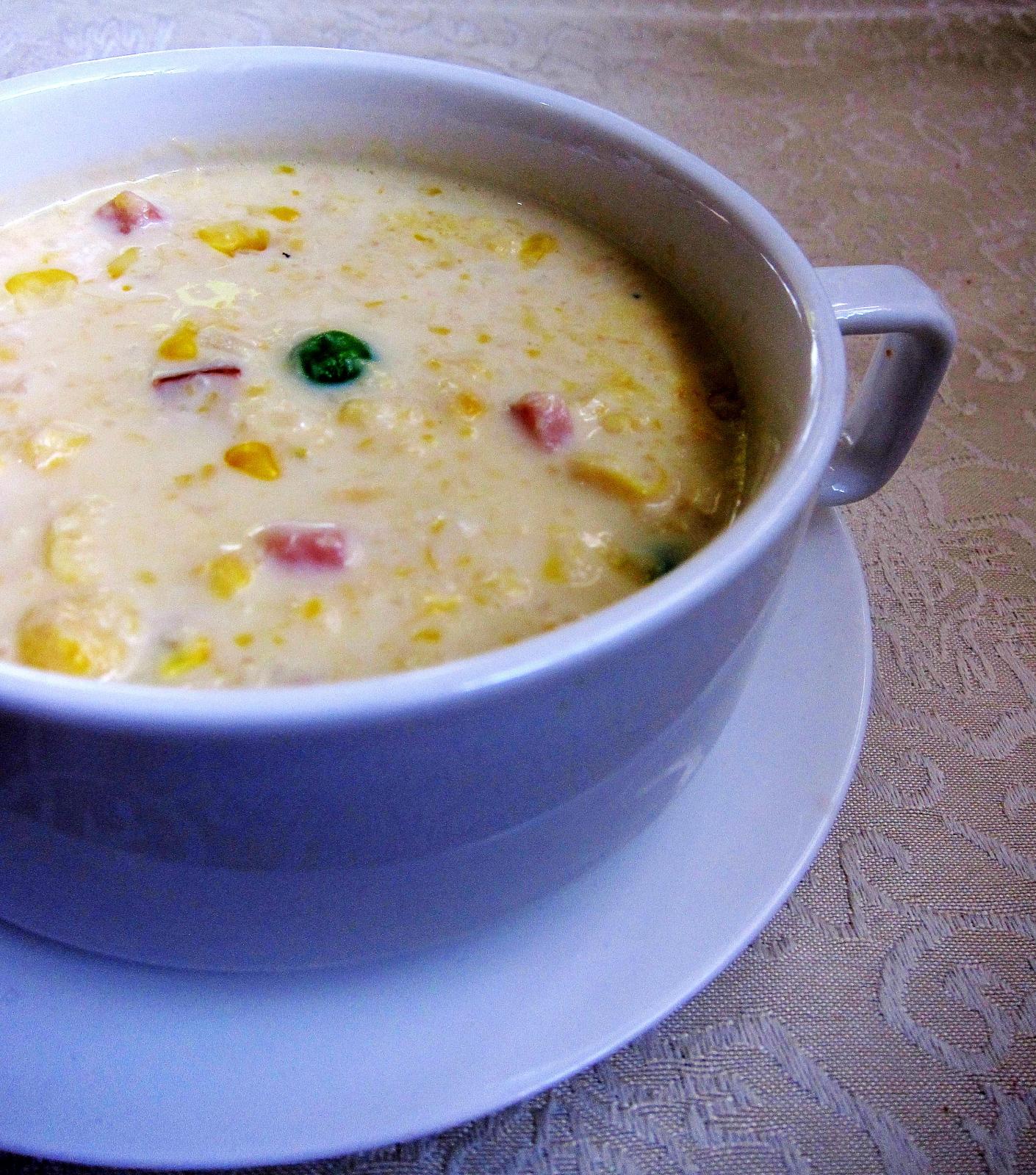 玉米浓汤的做法_玉米浓汤怎么做_玉米浓汤的家常做法_平平淡淡【心食谱】