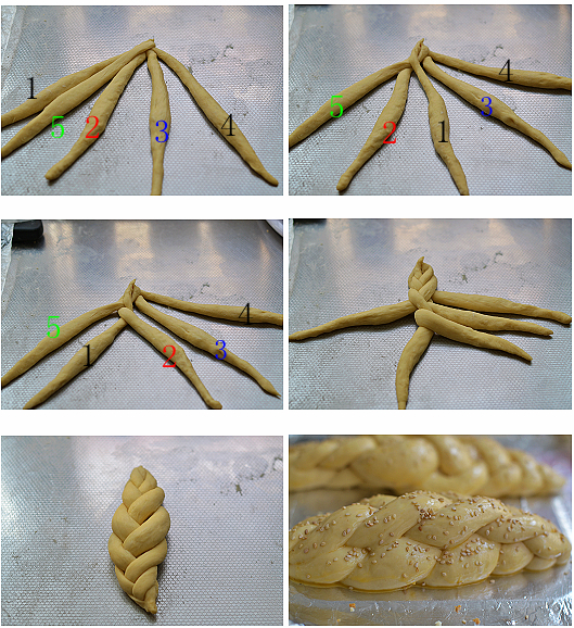 跟帅一起学烘焙五股辫子面包中种法浅谈