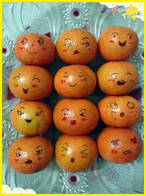 橘子脸表情包图片