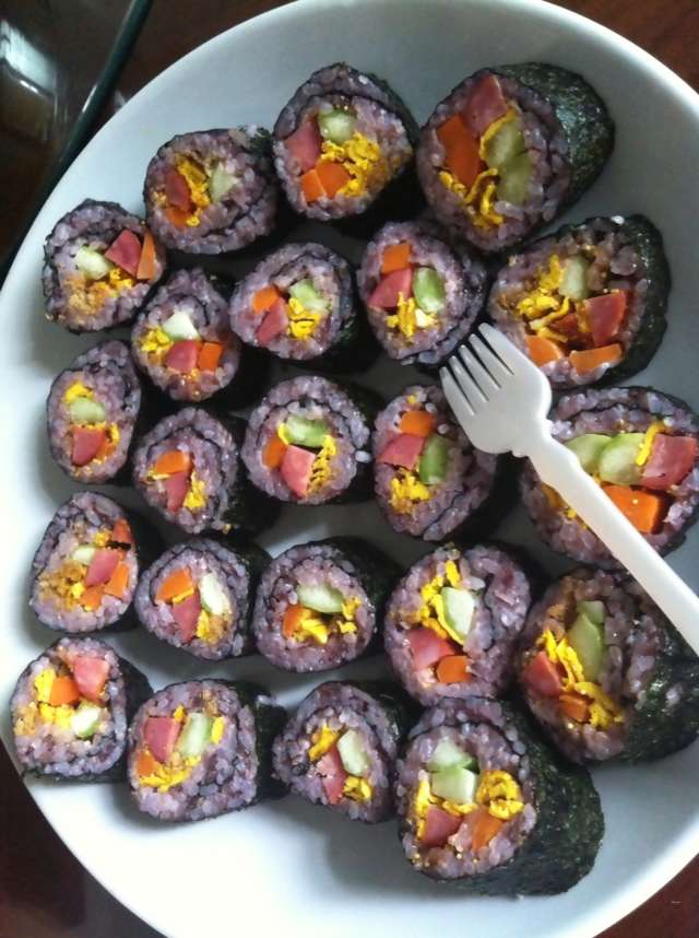 紫米寿司