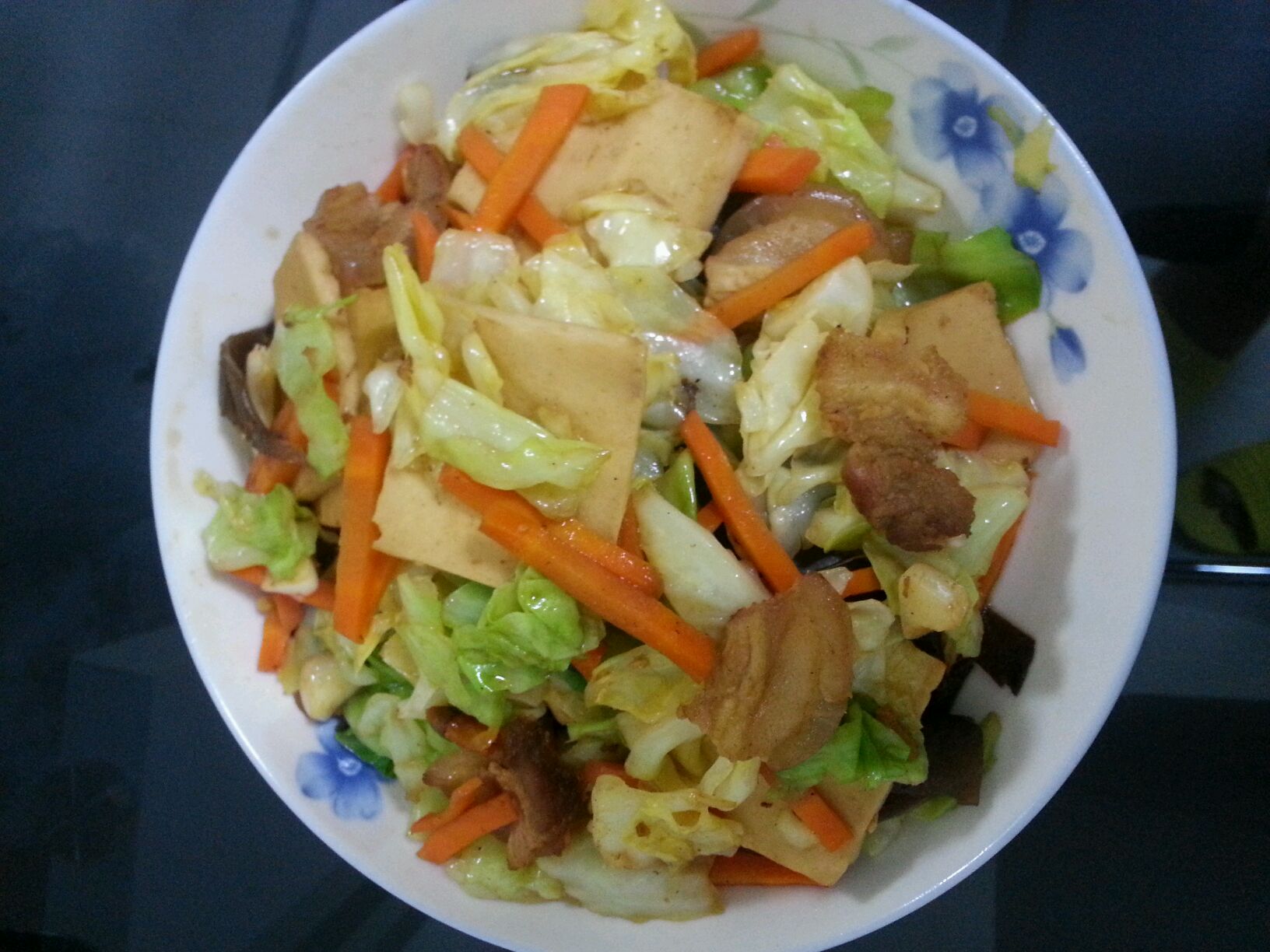 千页豆腐炒包菜