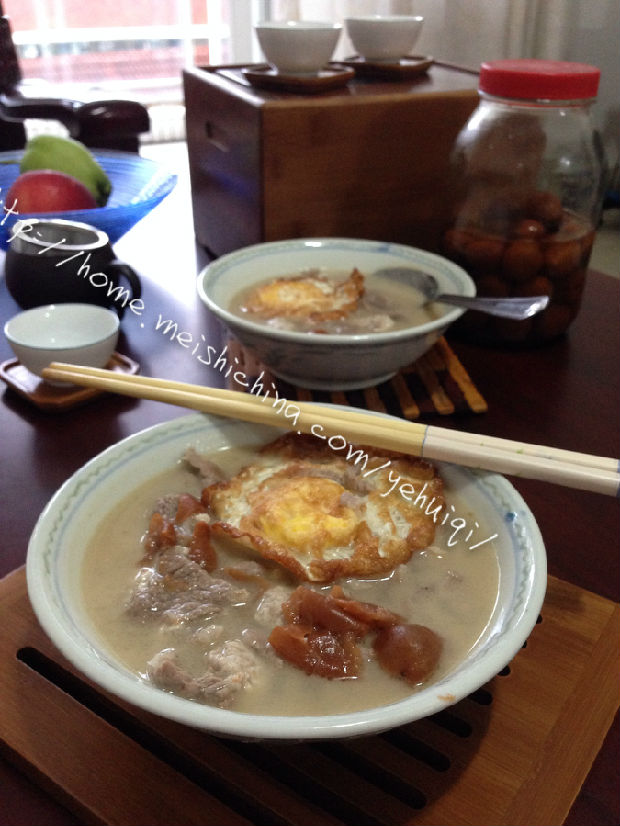 【潮汕美食-梅汁鸡蛋汤