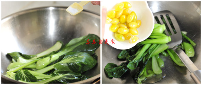 #九州筵席#筵席PK【孔雀开屏白果油菜】