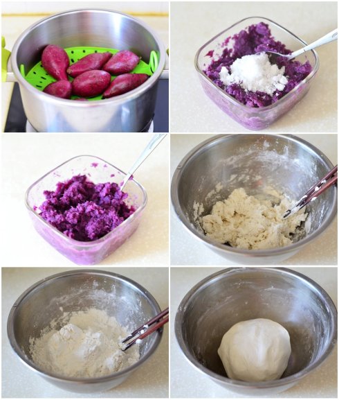 黏食控不能错过的美味——紫薯糍粑粑