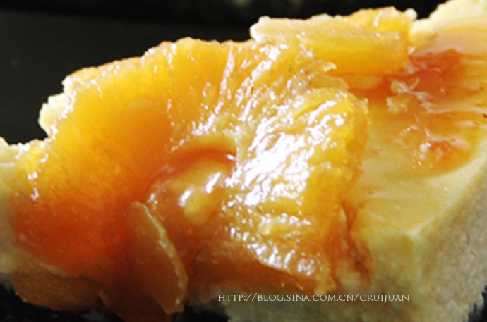 酸菠萝怎么吃_____焦糖菠萝芝士蛋糕