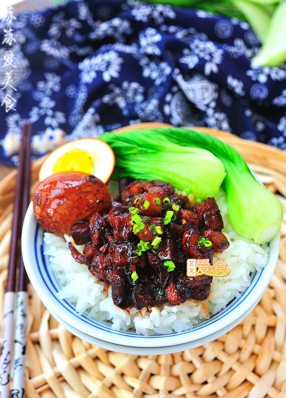 夏季无敌香浓葱酥卤肉饭——一碗浓郁的台湾古早味