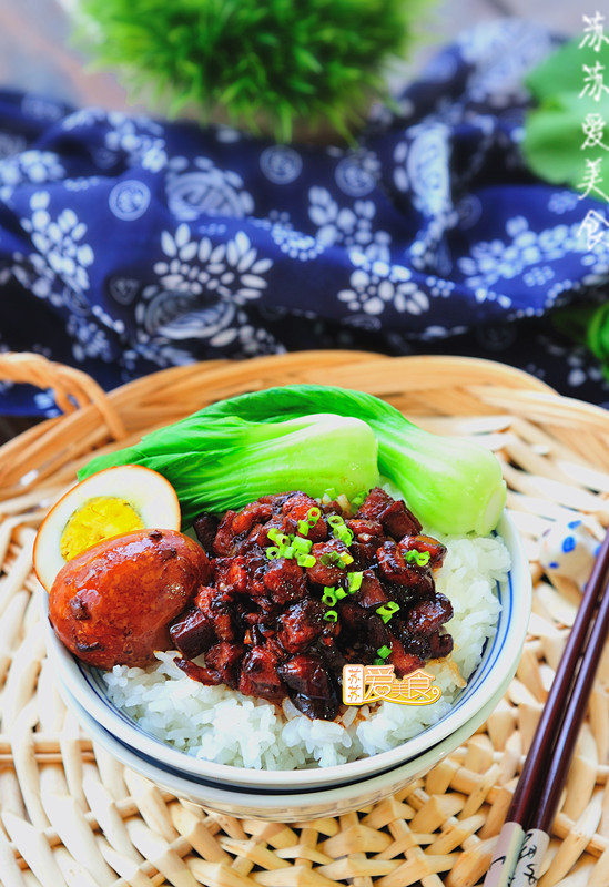 夏季无敌香浓葱酥卤肉饭——一碗浓郁的台湾古早味