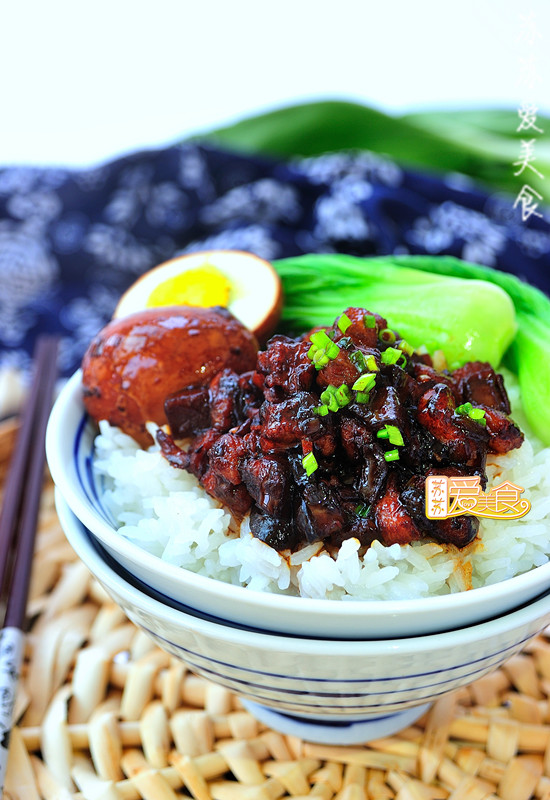 夏季无敌香浓葱酥卤肉饭——一碗浓郁的台湾古早味