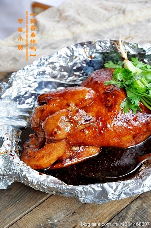 #九州筵席#蒸出来的美味——香嫩入味的蒜香烤鸡