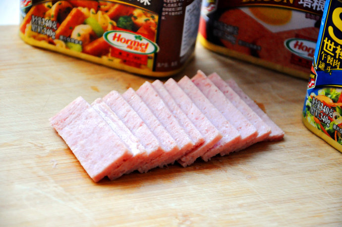 【美国SPAM世棒经典午餐肉试用1】午餐肉飘香，美味的冬瓜卷