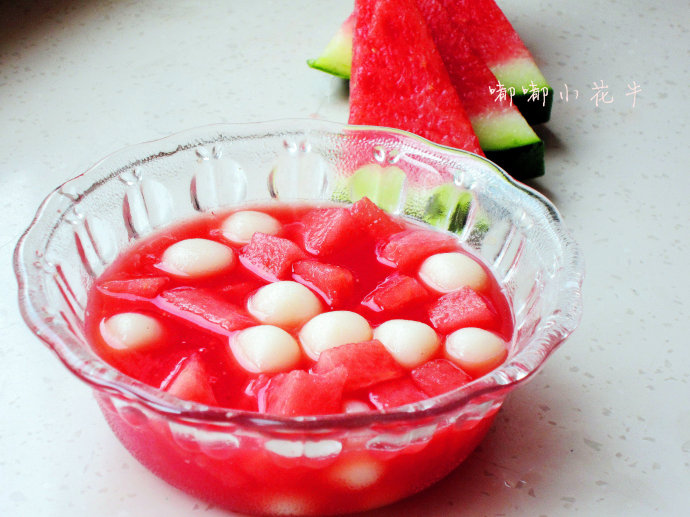 炎炎夏天，打造创意西瓜的新吃法——蜜汁西瓜捞