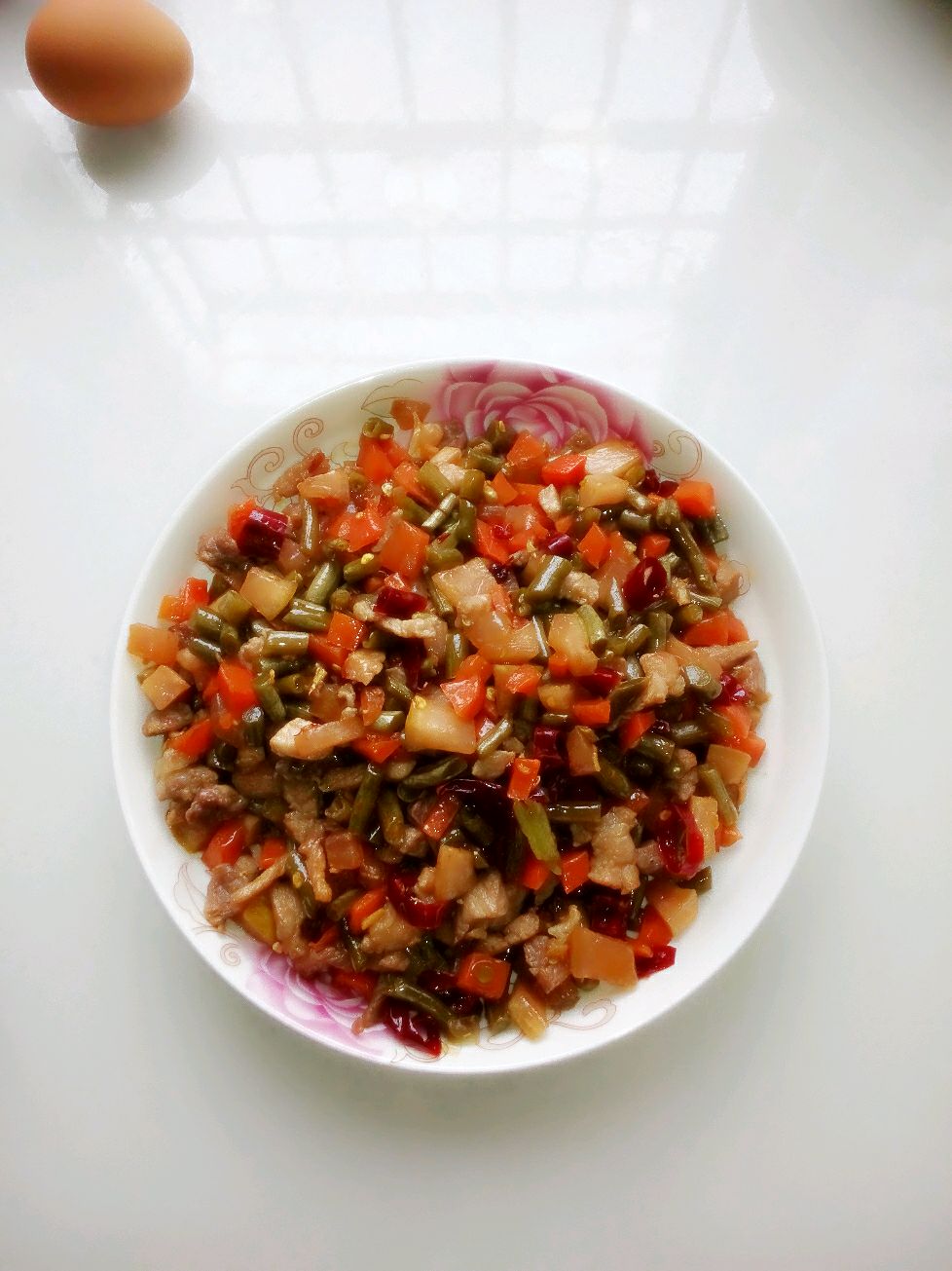 酸菜豆米肉末图片