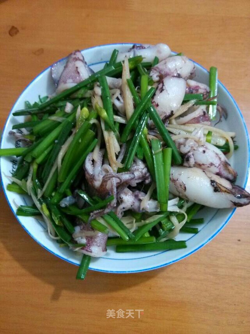 老媽牌魷魚炒韭菜