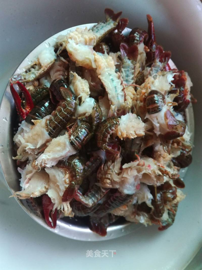 餐#十斤龙虾,我和妈妈花了2小时剪龙虾脚,剥头