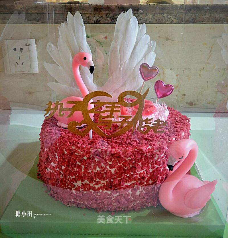 火烈鸟蛋糕 糖小田yuan的笔记 美食天下