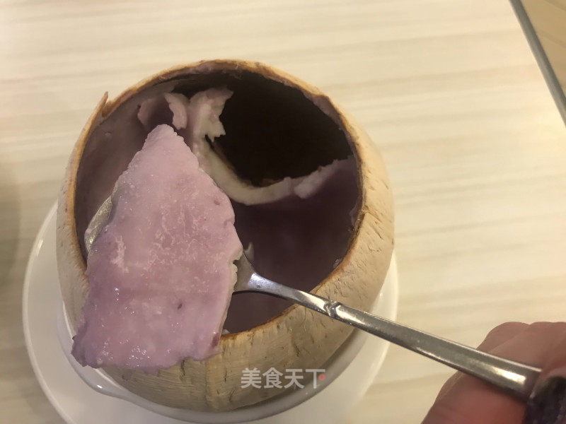 椰皇紫薯汤圆炖蛋白 Judydier美食记的笔记 美食天下