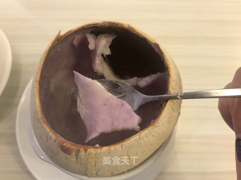 椰皇紫薯汤圆炖蛋白 Judydier美食记的笔记 美食天下