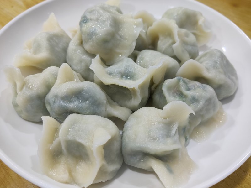 虾仁素三鲜水饺