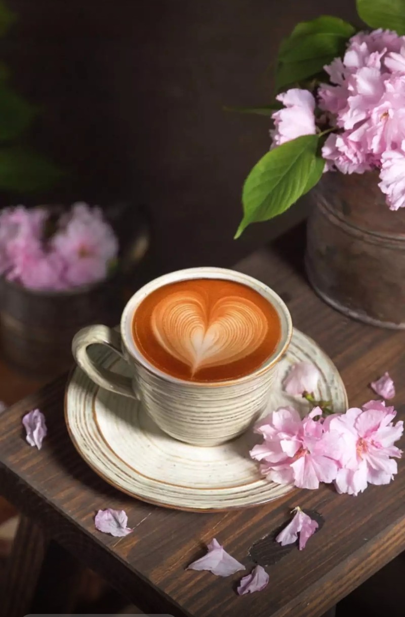 咖啡唯美图浪漫片图片