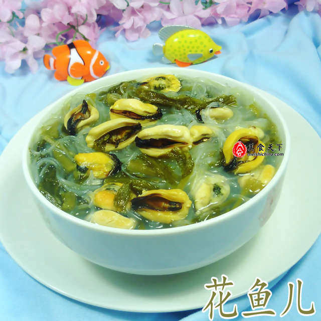 雪菜淡菜粉丝汤