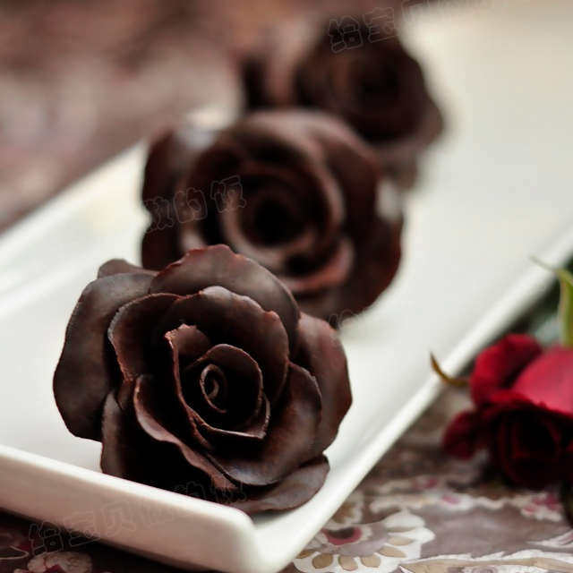 巧克力玫瑰花