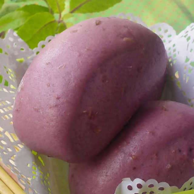 紫薯全麦馒头