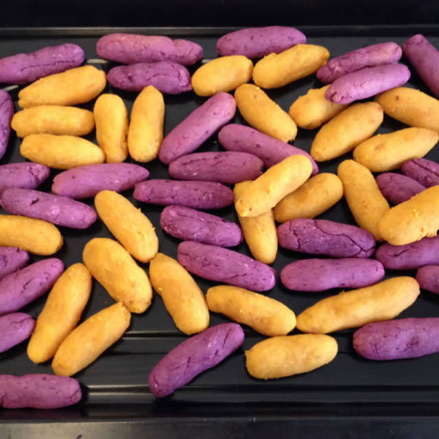 迷你版烤紫薯，烤红薯