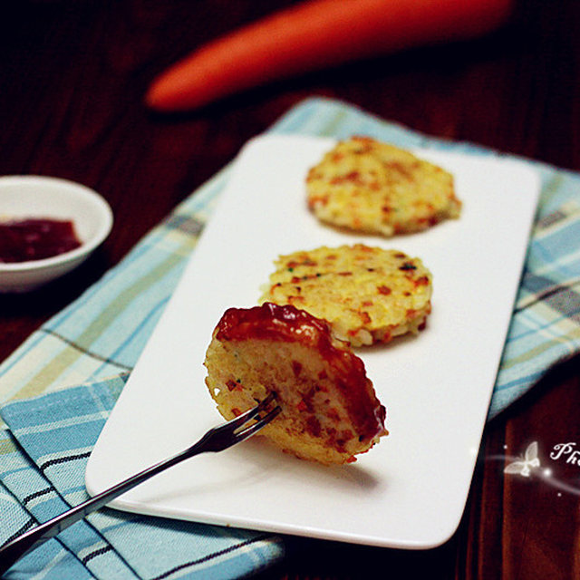 火腿米饭饼