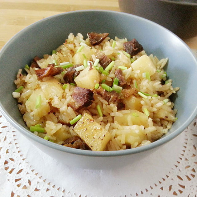 羊肉土豆焖饭（懒人电饭锅版）