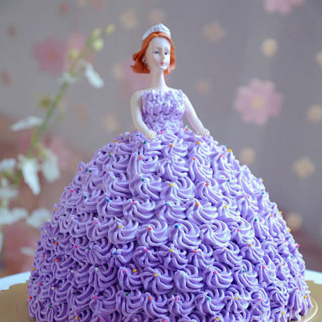 【芭芘奶油蛋糕】--- 每个女孩心中都有一个属于自己的公主梦