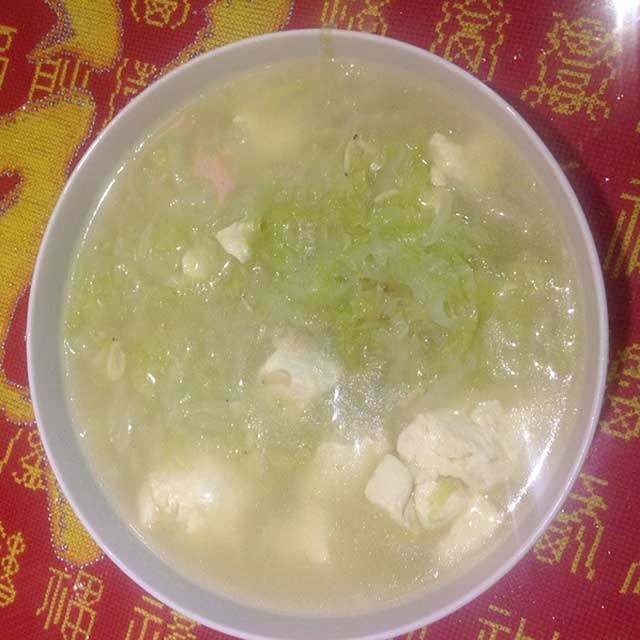 豆腐白菜汤