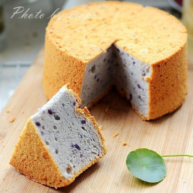 紫薯戚风蛋糕